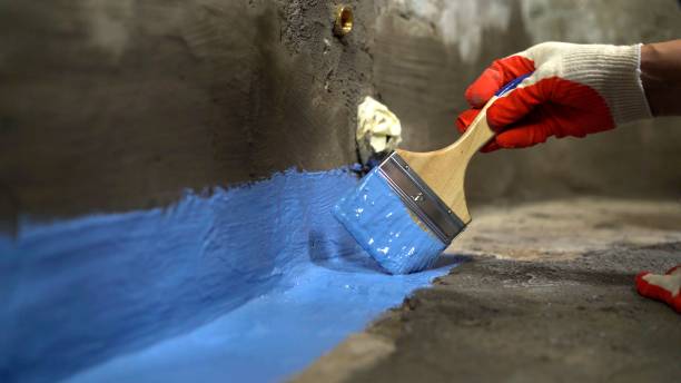 Commercial Vapor Barrier Installation project at a Thorntown, IN business property by SJ Waterproofing Pros